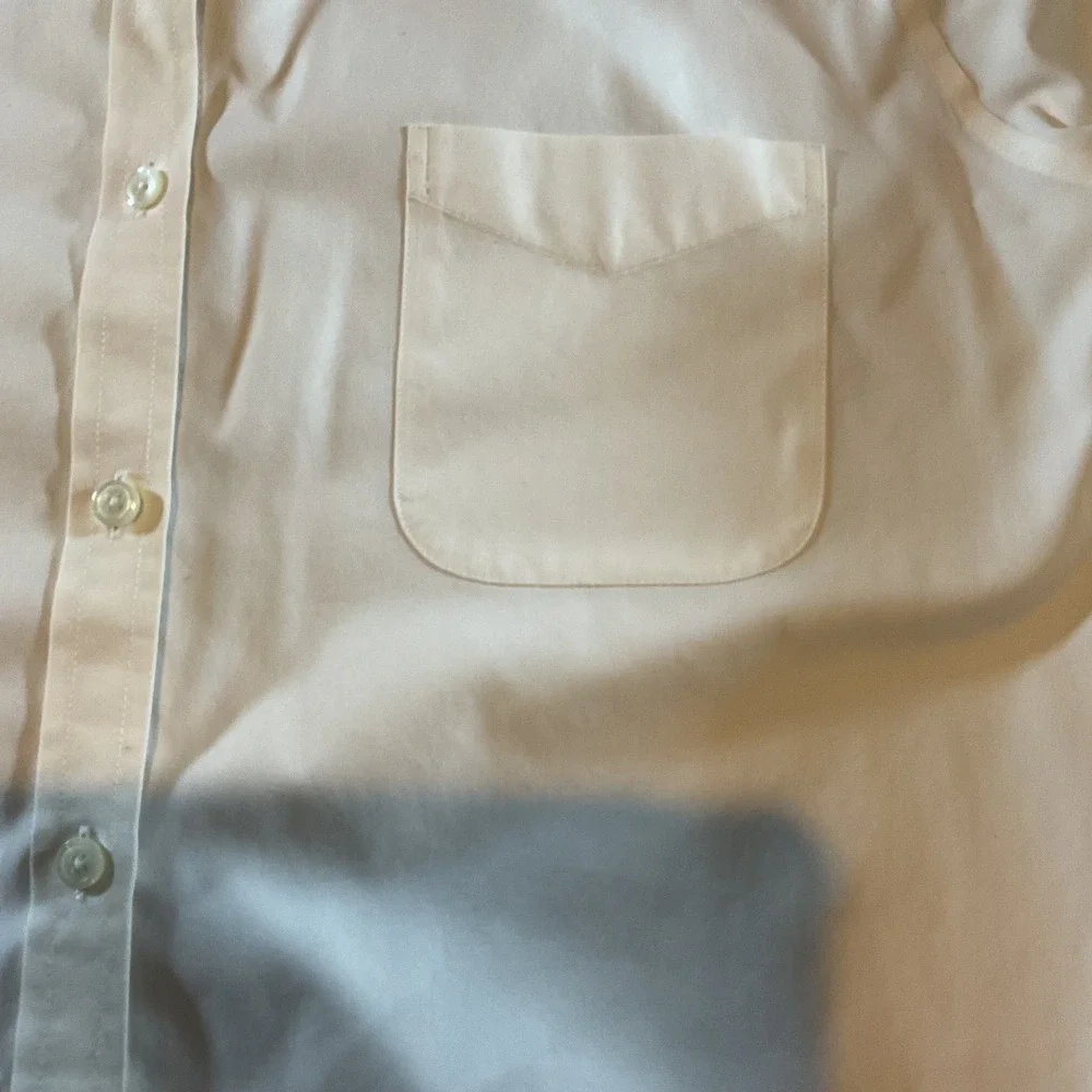 LL Bean Wrinkle Free Button Down Shirt Mens XL White Long Sleeve Classic Fit